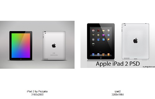 Apple iPad 2 - 2 PSD