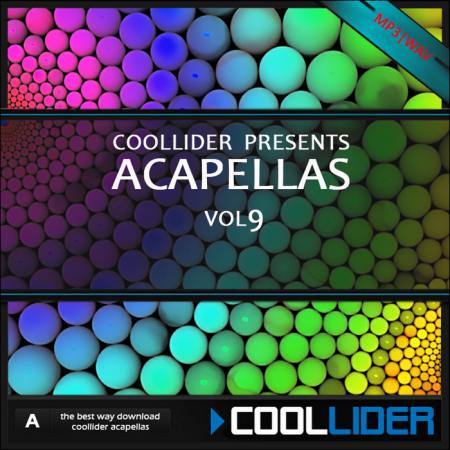 Coollider - Acapellas Vol 9 (WAV/MP3)