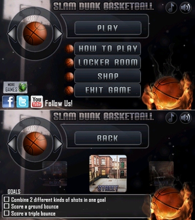 Slam Dunk Basketball v.1.00 (2011/ENG/Symbian^3)