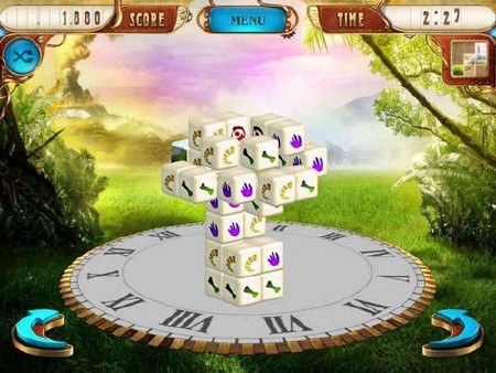 Mahjongg Dimensions Deluxe Tiles in Time