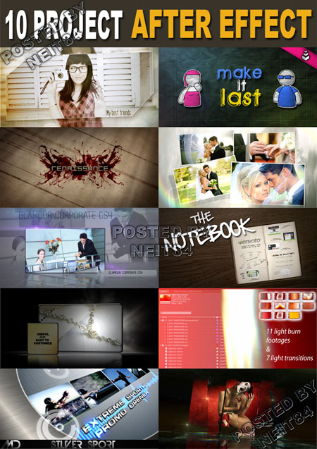 10 New After Effects Project of October 2011 pack 49