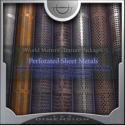 Perforated Metal Textures