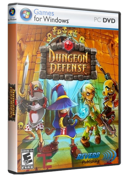 Постер Dungeon Defenders [2011, Strategy (Real-time) / RPG (Rogue/Action) / 3D / 3rd Person]