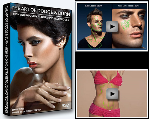 High End Industry Retouching Techniques –The Art of Dodge & Burn – Series Three