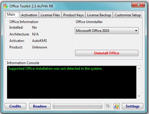 Microsoft Toolkit v2.3 Alpha R8 - Torrent Downloads ...