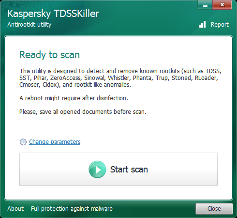 Kaspersky TDSSKiller 2.7.10.0