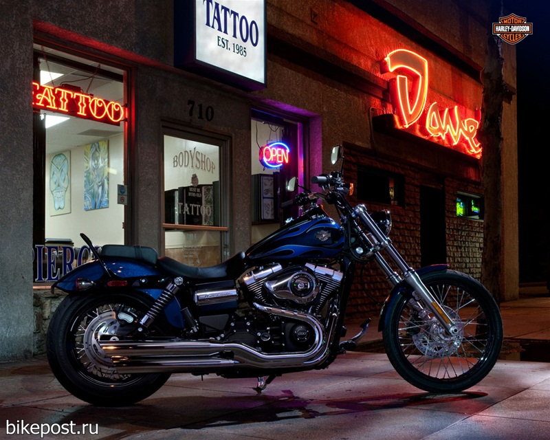 Анонс мотоцикла Harley-Davidson Dyna Wide Glide 2012