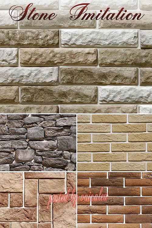Seamless Decorative Stone Wall Textures (323 mb)