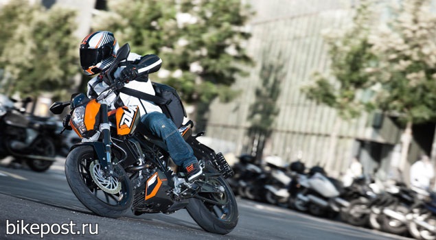 Анонс мотоцикла KTM 200 Duke 2012
