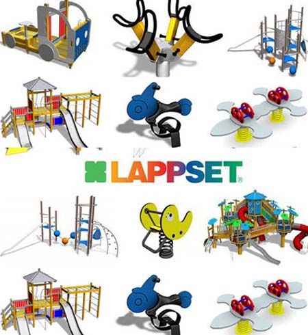 3D Models: Lappset -Playgrounds  1