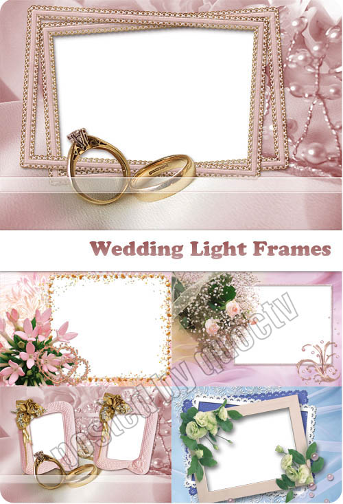PNG - Wedding Light Frames