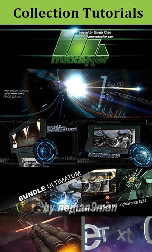 Maxafter All lessons After effect Collection (2010/Eng)