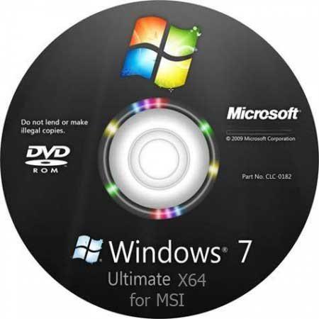 WINDOWS 7 Ultimate x64 for MSI WindPad 110W