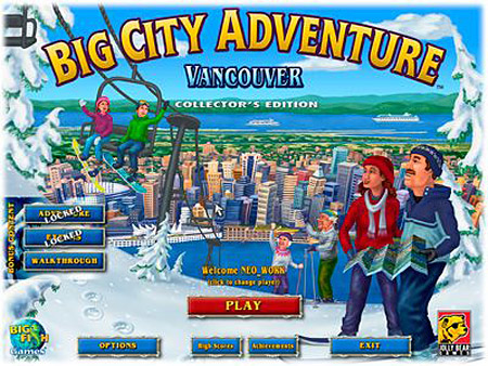 Big City Adventure: Vancouver. Collector's Edition 