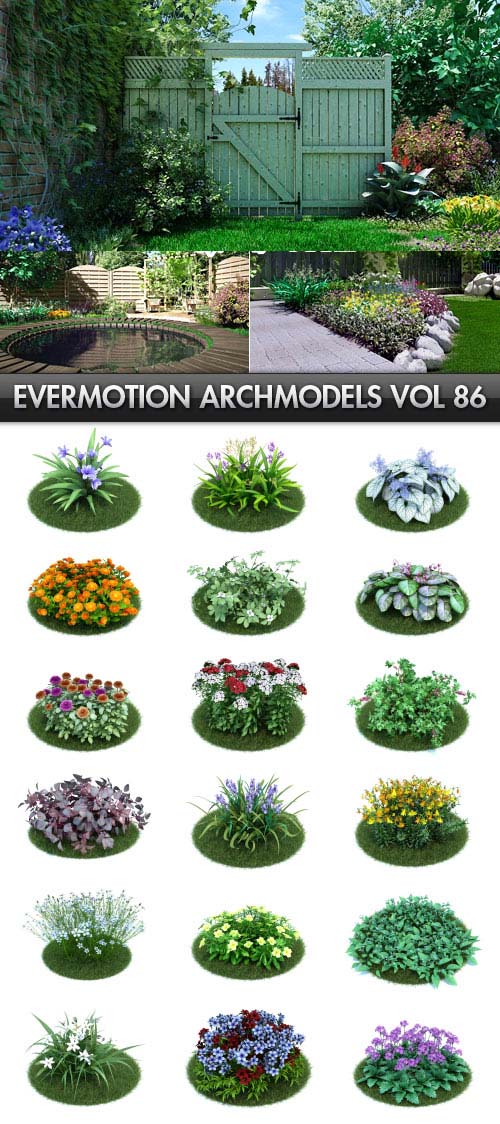 [3D] Evermotion Archmodels Vol 86 - Garden Plants