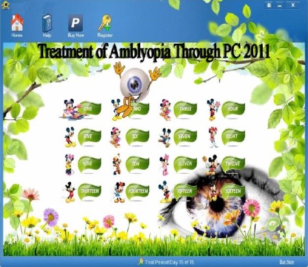 Treatment of Amblyopia Through PC 2011