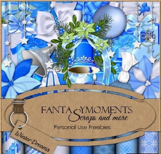 Blue Winter Sets of Elements. PNG - 700 x 700