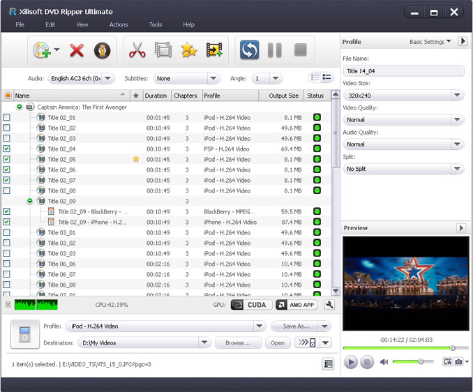 Xilisoft DVD Ripper Ultimate 7.0.1 build 1219 Portable