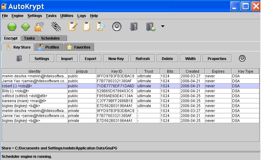 HiTek Software AutoKrypt v9.12