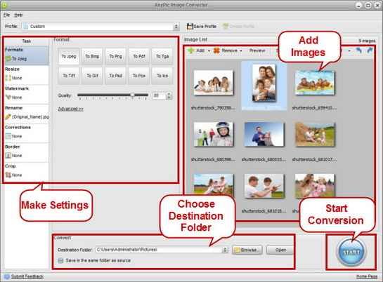 AnyPic (PearlMountain) Image Converter 1.2.4 Build 1554