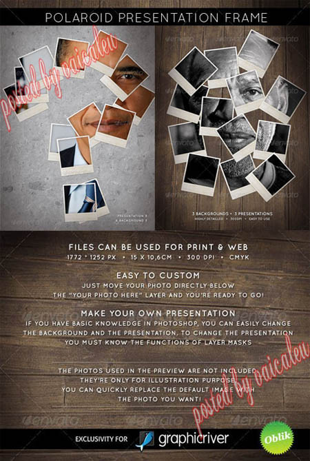 GraphicRiver - Polaroid Presentation Frame