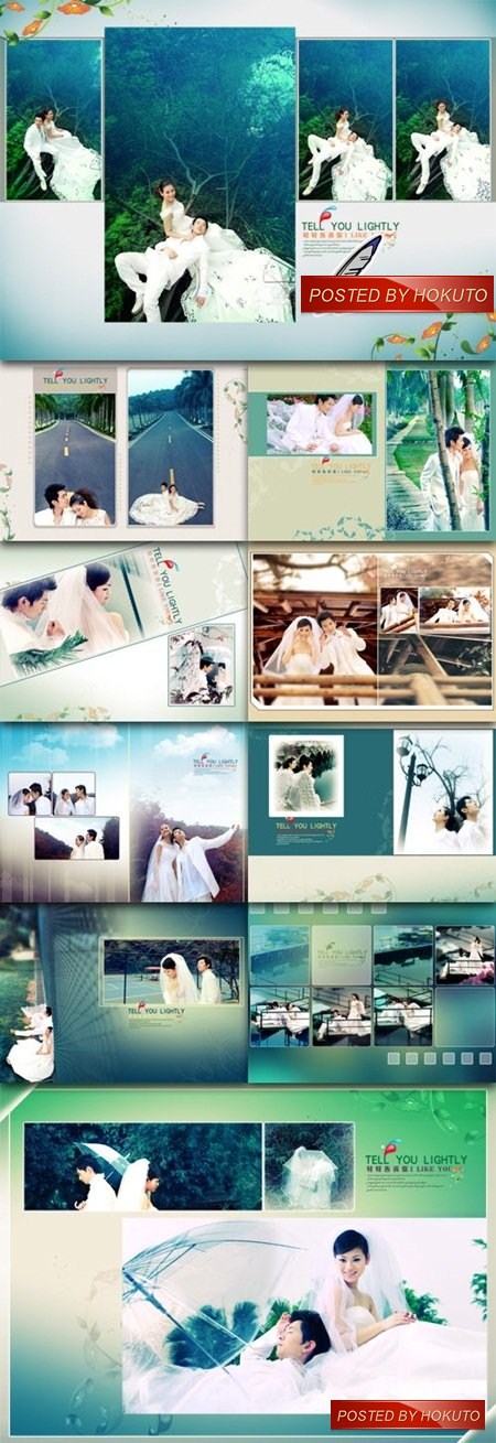 Wedding Photo Templates - Gently tell you