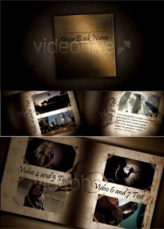 Футаж классной видео книги для VideoHive - After Effects Project - Video Book