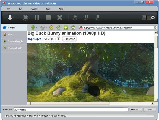 ImTOO YouTube HD Video Downloader 3.2.1.1216