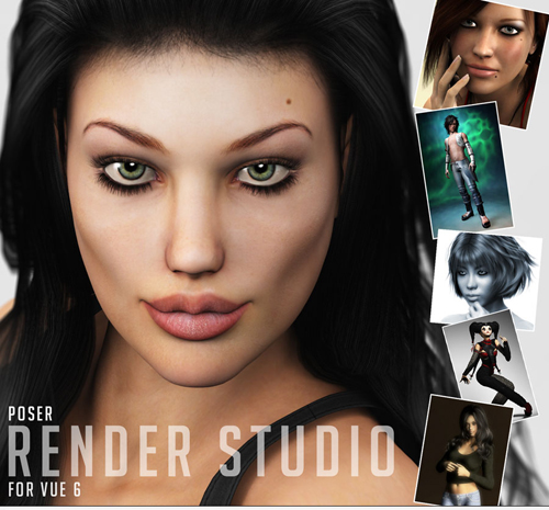 Render Studio 3D models Bundle for VUE