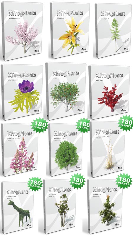 (3D) Xfrog Plants Collection