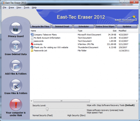 Portable East - Tec Eraser 2012 v10.0.7.100