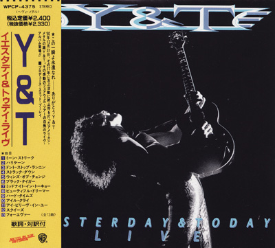 (Hard Rock) Y&T (Y & T, Yesterday And Today) - 1991-Live [1991, Japan Original Press, WPCP-4375], FLAC (image+.cue), lossless