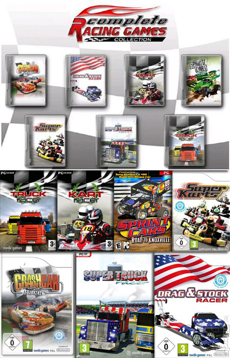 Complete Racing Games Collection - 7 Games