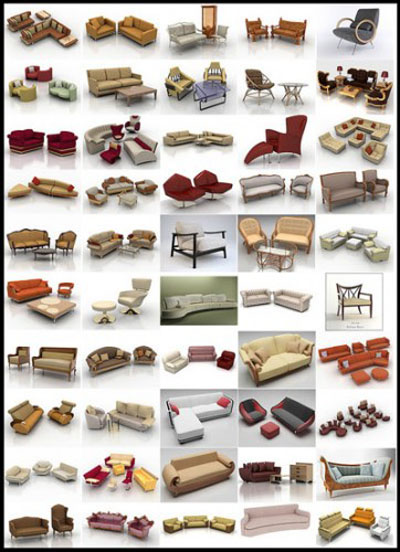3D Models Furniture Rolf Benz