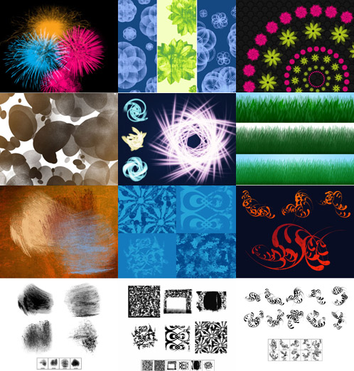New Collection Brushes 2012 for Photoshop pack 24