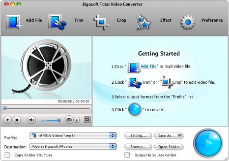 Bigasoft Total Video Converter for Mac 3.6.11.4448 Mac OSX