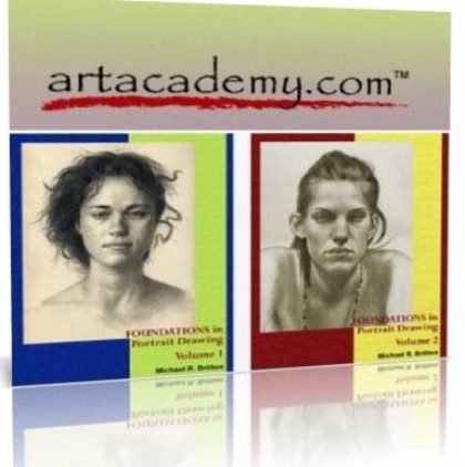 Art Academy - Mastering Portrait Drawing - The frontal pose Volumes I-II