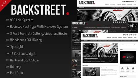 Themeforest - Backstreet v1.4 Blog & Magazine Theme