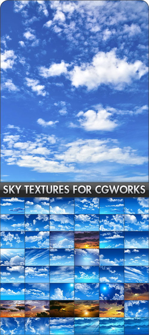 Sky backgrounds & textures
