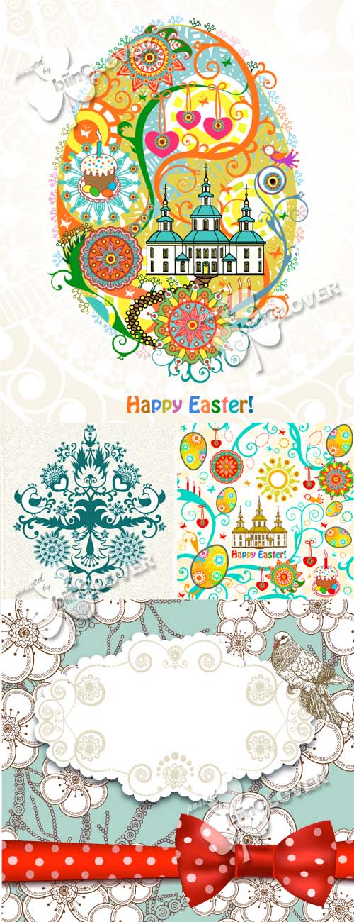 Abstract Easter background 0017