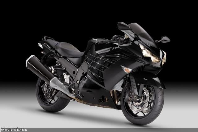 Анонс нового мотоцикла Kawasaki ZZR1400 (ZX-14R) 2012