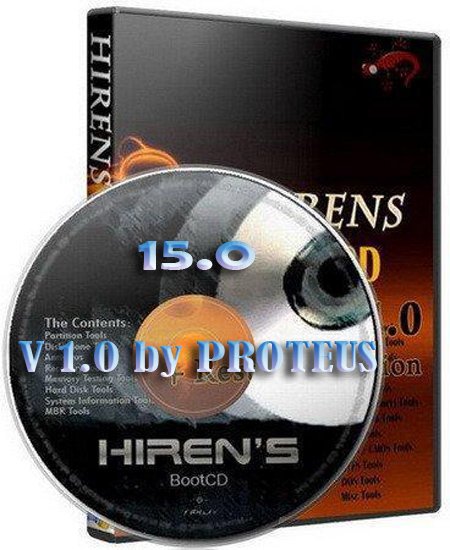 Hirens' Boot DVD 15.0 Restored Edition V 1.0 by PROTEUS (2011/ENG)